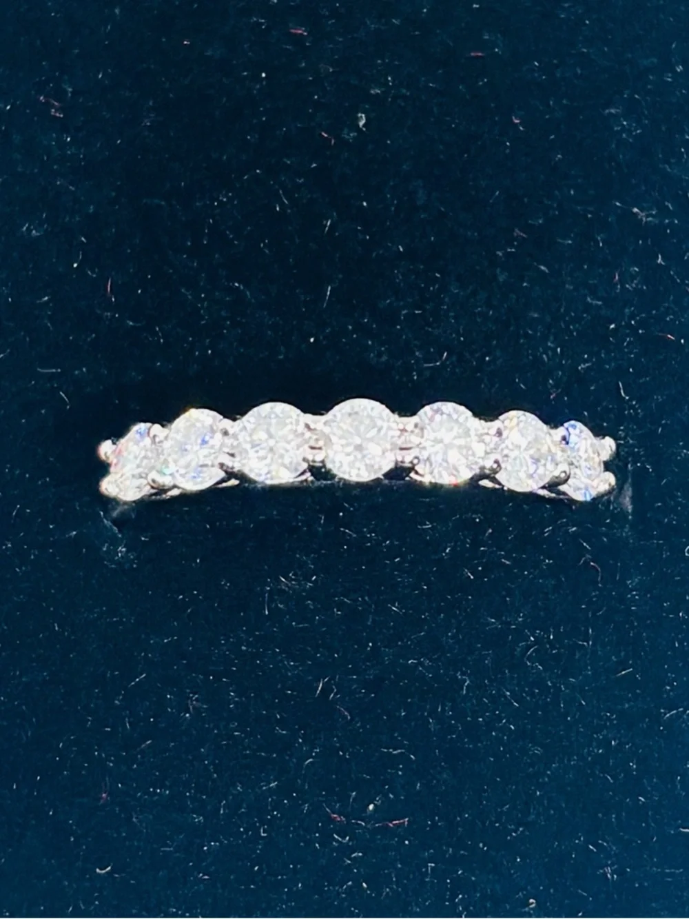 0.7ct MOISSANITE Ring size 7 - Picture 3 of 3